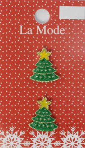 Пуговицы LA MODE CRISTMAS "Елочка". Арт 195002021