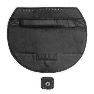 Крышка "Camila" для сумки с ручкой и пришивной кнопкой Black. Арт QB-4459/Black