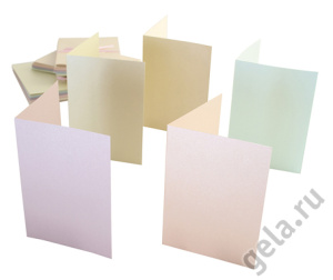 Набор заготовок для открыток с конвертами формат А6 50 шт. Арт ANT1511010              