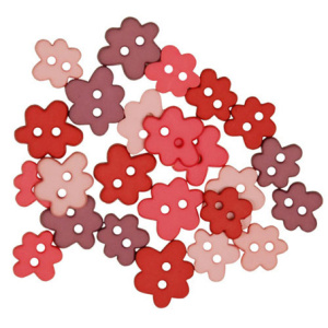 Пуговицы Favorite Findings "Матовые весенние цветочки". Арт 550000755               