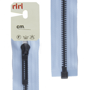 Молнии riri звено BI, слайдер STAB, разъёмная, 1 замок, 6 мм, 60 см, цвет 2637, голубой. Арт 3054592/60/2637        