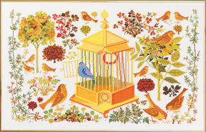 Набор для вышивания "Соловей". Арт 08-4569