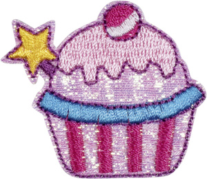 Термоаппликация "Маффин со звездой". Арт 42658