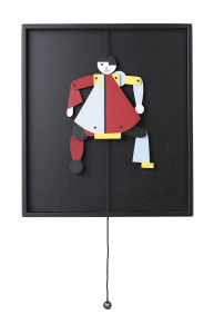 Игрушка дергунчик BAUHAUS "Hampelmann" 14+, дизайн 1926 года, в раме, 29,5 х 33 х 3,3 см. Арт 9652