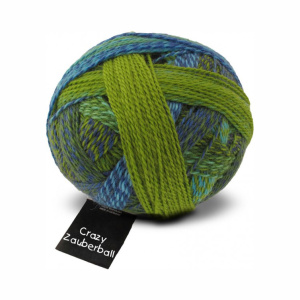 Пряжа Crazy Zauberball, 75% шерсть, 25% полиамид, 100 г, 420 м. Арт 1153-2136