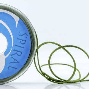 Шнур атласный SAFISA 2 мм, 25 м, цвет 89, темно-болотный. Арт 462-89                  