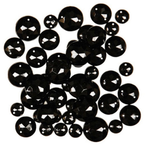 Набор декоративных элементов Favorite Findings "Черные круги". Арт 550001374