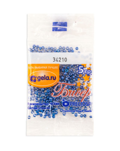 Бисер №10, 5 г., цвет 34210. Арт G 34210