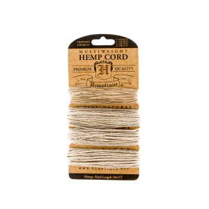 Шнуры на блистере HEMPTIQUE #10, #20, #36, #48. Арт HCMWNA                  