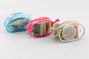 Набор дорожный в прозрачном пластиковом кошельке на молнии. Арт N4305                   