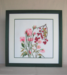 Набор для вышивания "Розы и ягоды". Арт 60122