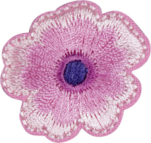 Термоаппликация "Цветок розовый". Арт 42903