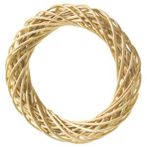 Венок из ивовых очищенных прутьев, 25 см. Арт 2401525