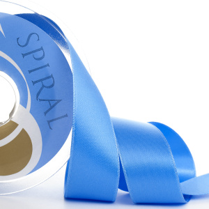 Лента атласная двусторонняя SAFISA, 11 мм, 25 м, цвет 93, барвинок. Арт 110-11мм-93             