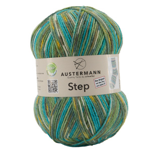 Пряжа Step, 75% шерсть, 25% полиамид, 420 м, 100 г. Арт 97689-0265