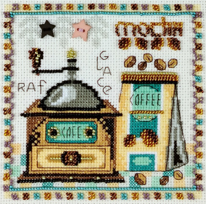 Набор для вышивания  "Кофемолка". Арт 13.003.57