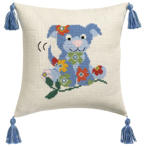 Набор для вышивания подушки "Собака" . Арт 83-2861