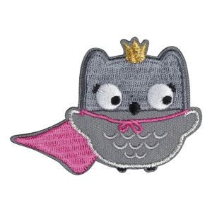 Термоаппликация "Сова с розовой накидкой". Арт 39168