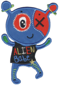 Термоаппликация HKM "Детёныш пришельца". Арт 31663/1SB