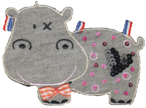 Термоаппликация HKM "Бегемот". Арт 31559/1SB