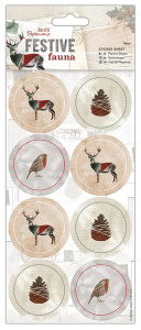 Набор стикеров "Festive Fauna". Арт PMA803904