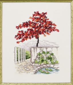 Набор для вышивания "Японский клен", 43 х 36 см. Арт 90-3130