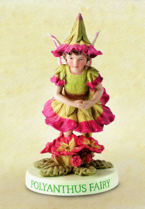 Фигурка декоративная, цветочная фея "Полиантус". Арт 217228