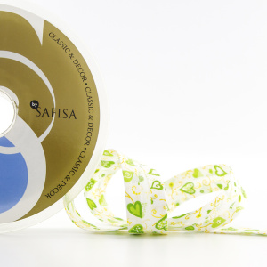 Косая бейка с рисунком SAFISA арт. 6518, 20 мм, 20 м, цвет 03. Арт 6518-20мм-03