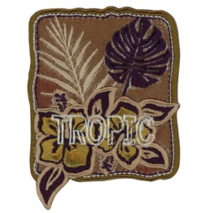 Термоаппликация HKM ""Tropik" цвет хаки". Арт 35439/1SB