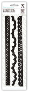 Набор ножей для вырубки и эмбоссинга "Бордюры 1". Арт XCU503050               