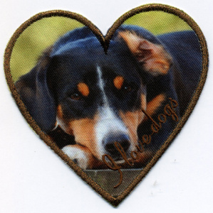 Термоаппликация HKM "I love dogs". Арт 32748/1SB