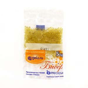 Бисер №10, 5 г., цвет 01651. Арт G 01651