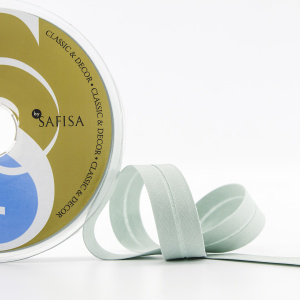 Косая бейка хлопок, 20 мм, 25 м, цвет 53, цвет ментоловый. Арт 6600-20мм-53