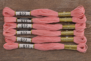 Мулине COSMO однотонный цвет  833       . Арт 25-6/833       