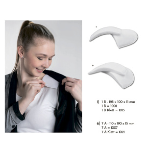 Наплечники на липучке черные. Арт 10202SB