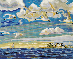 Набор для вышивания "В голубом просторе". Арт 06.003.08