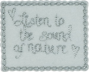 Термоаппликация "Слушайте тишину". Арт 42957