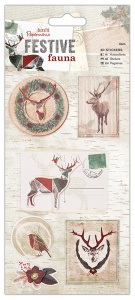 Набор стикеров 3D "Festive Fauna". Арт PMA801903