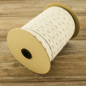 Резинка перфорированная, 18 мм, цвет белый. Арт 854128212P1101          