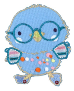 Термоаппликация HKM "Цыплёнок в очках". Арт 35319/1SB