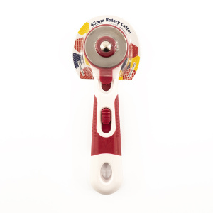 Нож раскройный круглый, 45 мм, цвет красный. Арт N4379/3