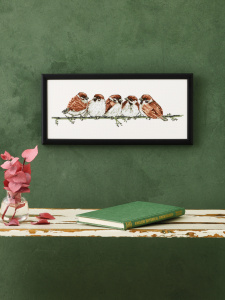 Набор для вышивания "Воробушки". Арт 92-2441