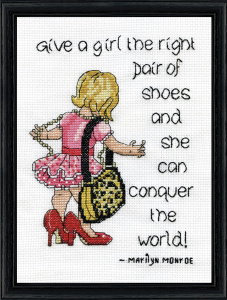 Набор для вышивания "Подходящая пара обуви". Арт 2955