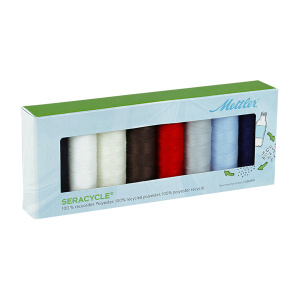 Набор с нитками Seracycle  в подарочной упаковке, 8 катушек. Арт SCY8-KIT