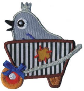 Термоаппликация HKM "Птичка". Арт 31540/1SB