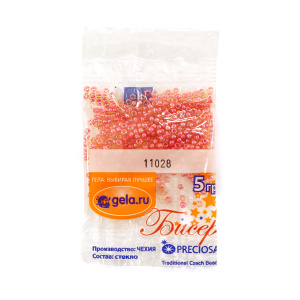 Бисер №10, 5 г., цвет 11028. Арт G 11028