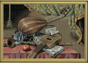 Набор для вышивания "Музыкальные инструменты". Арт 14-159                  