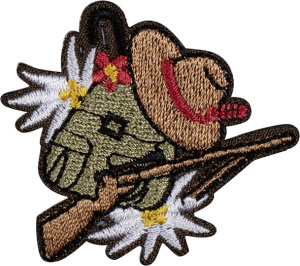 Термоаппликация "Сумка охотника с винтовкой". Арт 42941