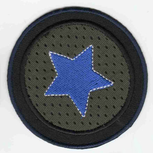 Термоаппликация HKM "Синяя звезда". Арт 33840/1SB