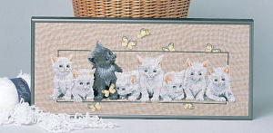 Набор для вышивания "Котята". Арт 76420